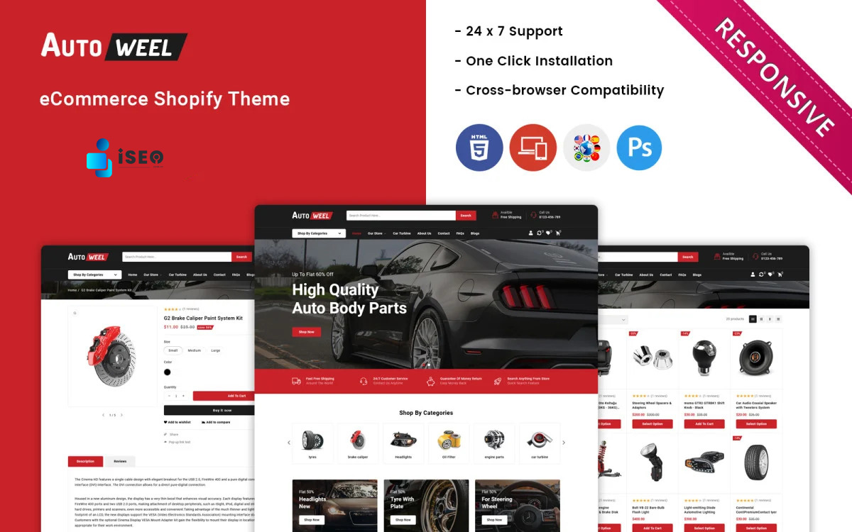 Tham Khảo Thiết Kế Website Phụ Tùng Ô Tô Uy Tín