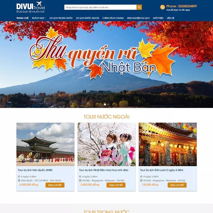 Kinh Nghiệm Thiết Kế Website Du Lịch Chuyên Nghiệp
