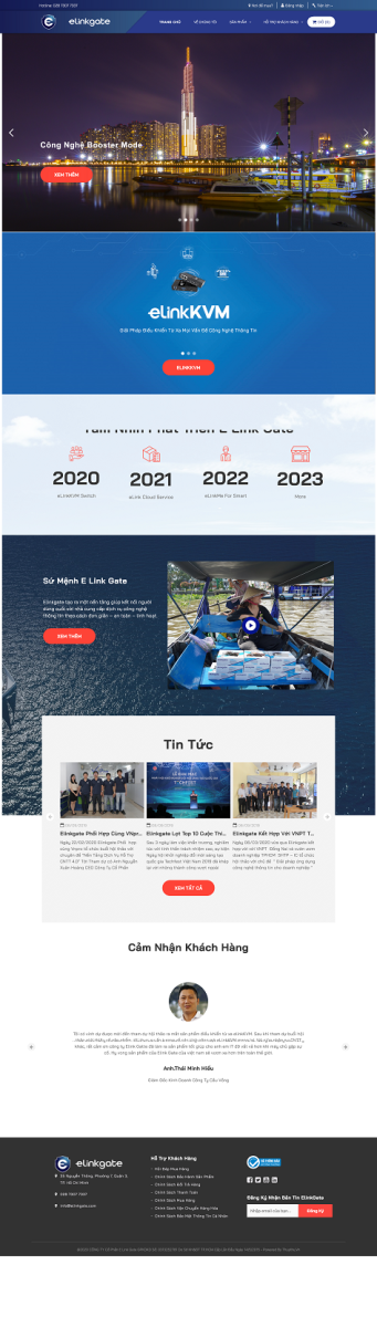 Mẫu Website Bán Hàng Công Nghệ